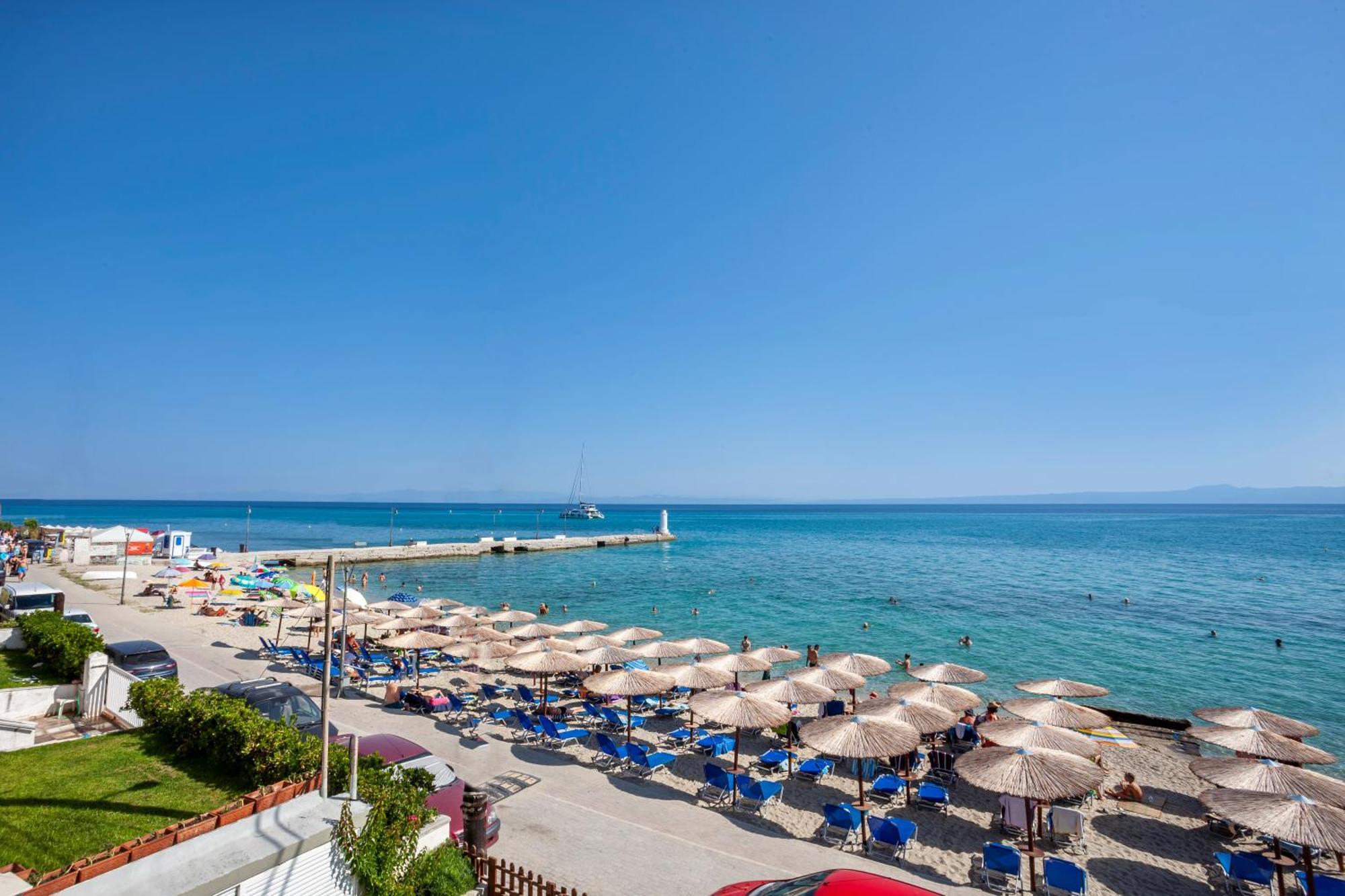 Aleksia Seaside Deluxe Apartment Pefkochori Esterno foto