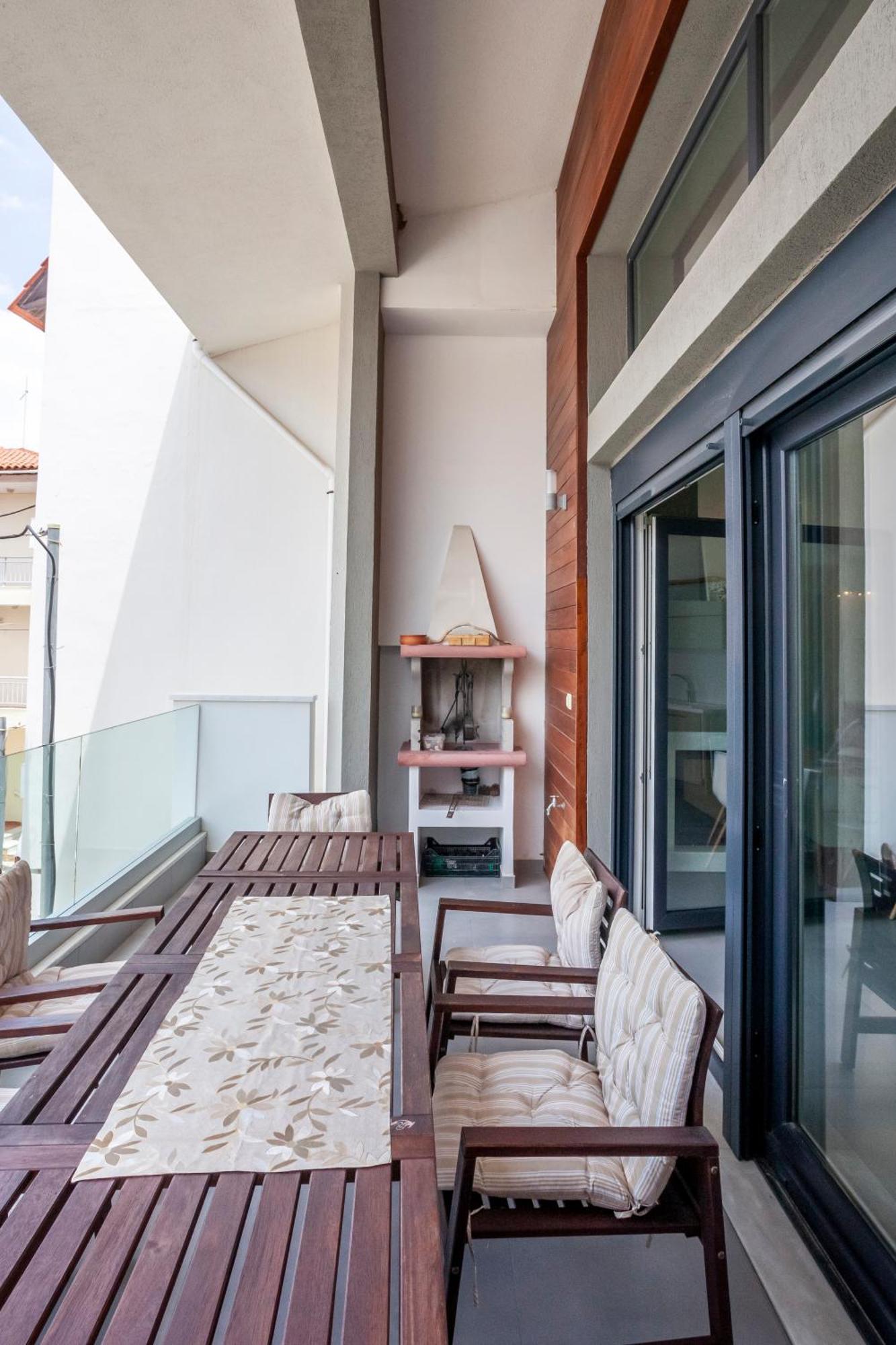 Aleksia Seaside Deluxe Apartment Pefkochori Esterno foto