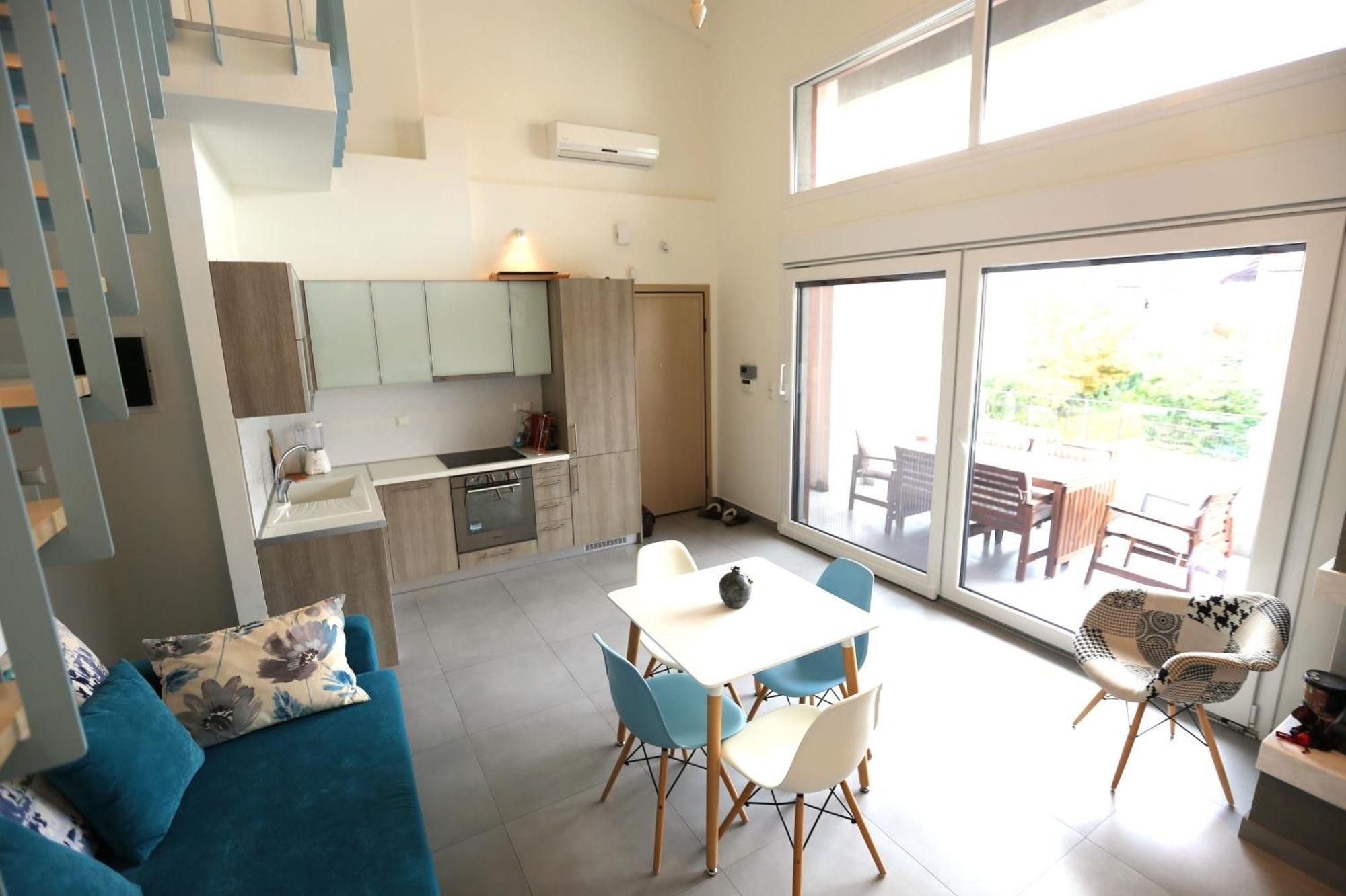 Aleksia Seaside Deluxe Apartment Pefkochori Esterno foto